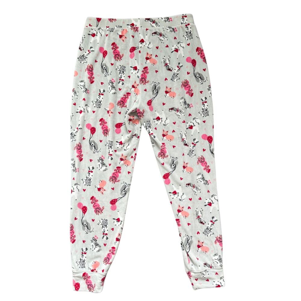 Cynthia Rowley Sweepwear Pants Dog Print Womens Large Large